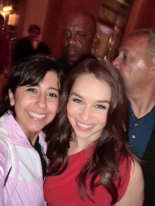 Emilia and Fan Lucy During Comic-Con 2012
Thank you so much to [url=http://mesqueunfilm.tumblr.com]Lucy[/url] for sharing her photo and [url=http://www.emilia-clarke.ws/news/486-fan-encounter-at-comic-con/]memory[/url] with us.
